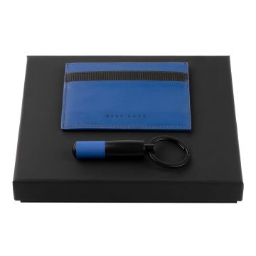 HUGO BOSS Set HUGO BOSS Blue (schlüsselring & visitenkartenetui)