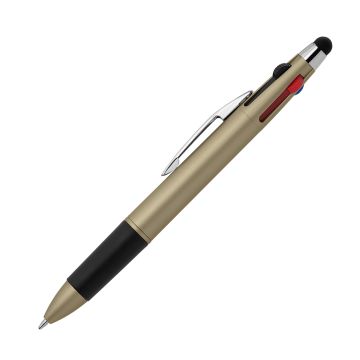 Benny 4-Farb Soft Touch Kugelschreiber metallic mit Stylus