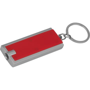 Rechteckiger Schlüsselanhänger mit LED Lämpchen