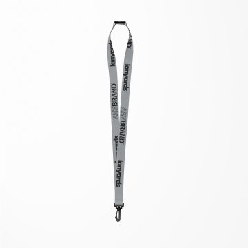 Schlüsselband - Lanyard mit J-Hook Kunststoffclip und Sicherheitsverschluss