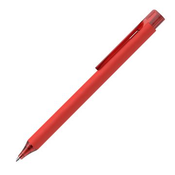 Schneider Essential Soft Touch Kugelschreiber transparent rot
