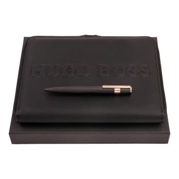 HUGO BOSS Set HUGO BOSS (kugelschreiber & A5 konferenzmappe)