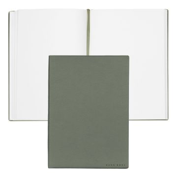HUGO BOSS Notizblock A5 Essential Storyline Khaki Plain