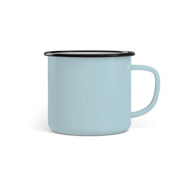 Emaille Tasse Promo 8 cm Fresh Breeze mint