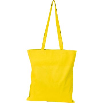 Oeko-Tex® STANDARD 100 Baumwolltasche mit langen Henkeln, 140g/m²