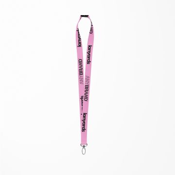 Schlüsselband - Lanyard mit Oval Hook Kunststoffclip und Sicherheitsverschluss