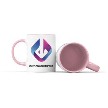 Tasse Fenja mit farbigem Innenraum und Henkel 330 ml
