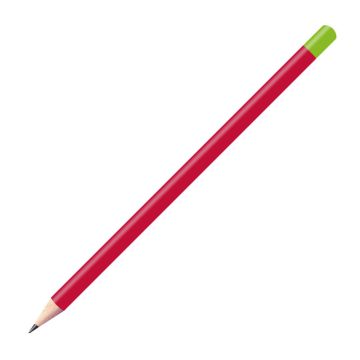 Staedtler Bleistift dunkelrot mit farbiger Tauchkappe rund