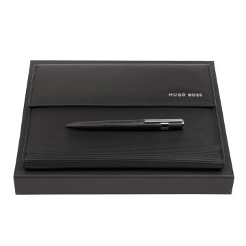 HUGO BOSS Set HUGO BOSS (kugelschreiber & A5 schreibmappe)