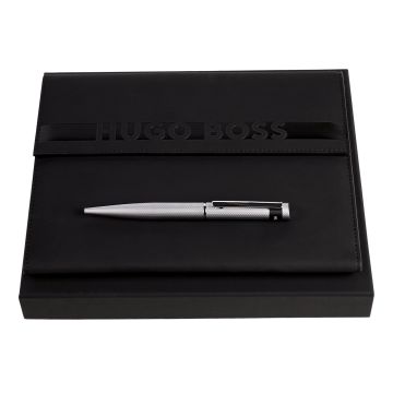 HUGO BOSS Set HUGO BOSS (kugelschreiber & A5 schreibmappe)