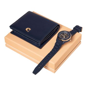 Cacharel Set Albane Navy (brieftasche & armbanduhr)
