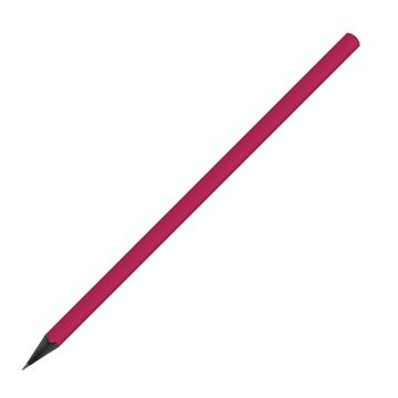 DesignbleistiftdreikantschwarzdurchgefärbtfarbigFSCpink