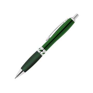 Curvo Metallkugelschreiber Jewel chrome mit Softgripgriffzone