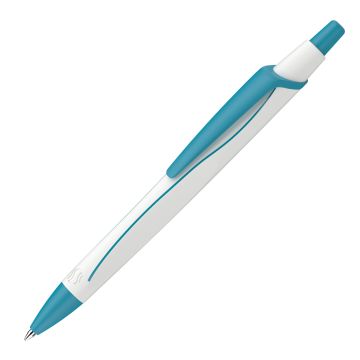 Schneider Reco Line Kugelschreiber weiß / türkis