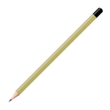 Staedtler Bleistift gold mit farbiger Tauchkappe rund