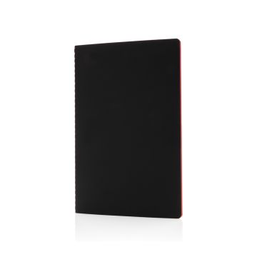Softcover PU Notizbuch mit farbigem Beschnitt