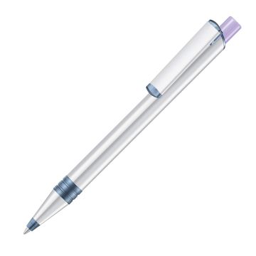 RECYCLED PET PEN ALUMA transparent, hellviolett