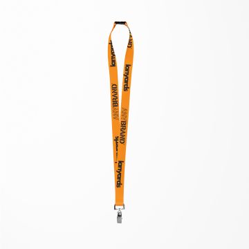 Schlüsselband - Lanyard mit Bulldog Stahlclip und Sicherheitsverschluss
