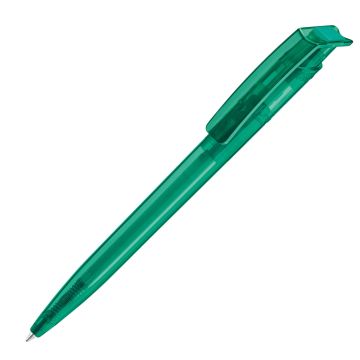 RECYCLED PET PEN transparent, petrol