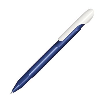 senator® Evoxx Duo Polished Recycled Druckkugelschreiber, weiß