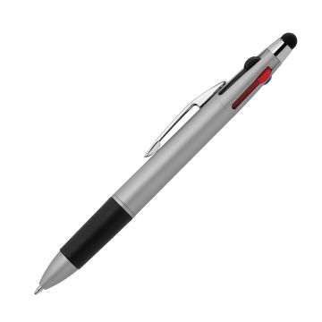 Benny 4-Farb Soft Touch Kugelschreiber metallic mit Stylus