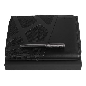 HUGO BOSS Set Craft (kugelschreiber & A5 konferenzmappe)