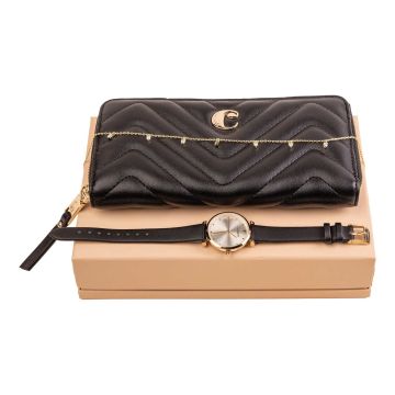 Cacharel Set Odeon (brieftasche, armbanduhr & halskette)