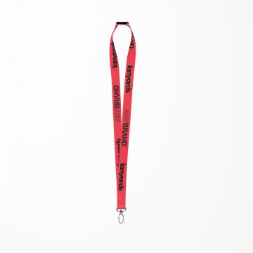 Schlüsselband - Lanyard mit Oval Hook Kunststoffclip und Sicherheitsverschluss