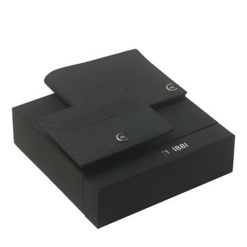 Cerruti 1881 Set Hamilton Black (visitenkartenetui & brieftasche)