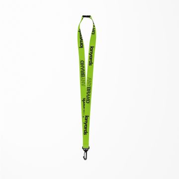 Schlüsselband - Lanyard mit J-Hook Kunststoffclip und Sicherheitsverschluss
