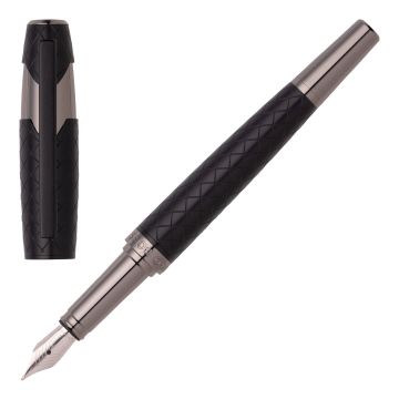 HUGO BOSS Füllfederhalter Chevron Black