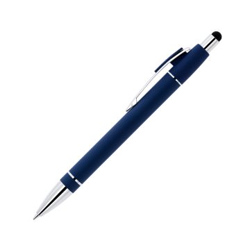 Voyager Soft-Touch Kugelschreiber aus Metall mit Stylus
