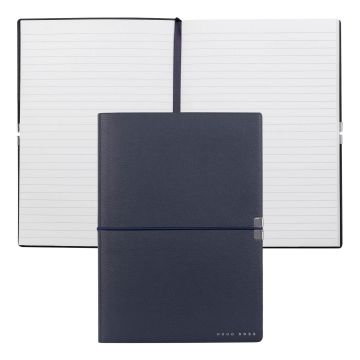 HUGO BOSS Notizblock A5 Elegance Storyline Navy Lined