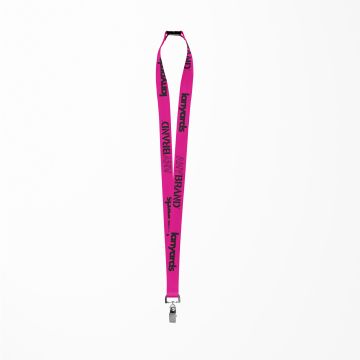 Schlüsselband - Lanyard mit Bulldog Stahlclip und Sicherheitsverschluss