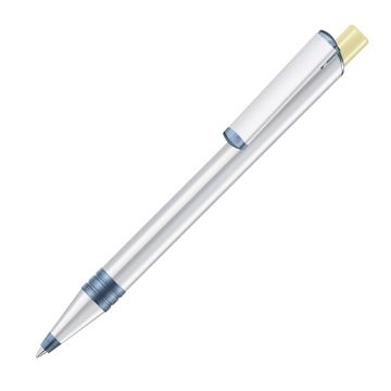 RECYCLED PET PEN ALUMA transparent, beige