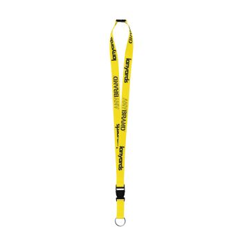 Schlüsselband - Lanyard mit Stahlring, Sicherheitsverschluss und Trennclip
