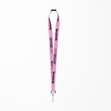 Schlüsselband - Lanyard mit J-Hook Stahlclip und Sicherheitsverschluss
