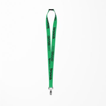 Schlüsselband - Lanyard mit Bulldog Stahlclip und Sicherheitsverschluss