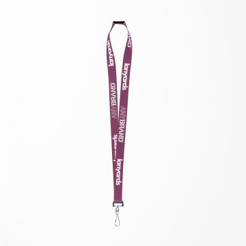 Schlüsselband - Lanyard mit J-Hook Stahlclip und Sicherheitsverschluss