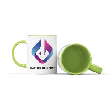 Tasse Fenja mit farbigem Innenraum und Henkel 330 ml