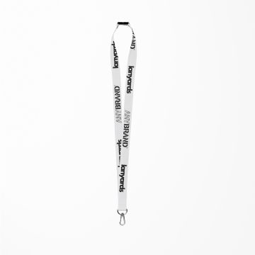 Schlüsselband - Lanyard mit Japan Hook Kunststoffclip und Sicherheitsverschluss