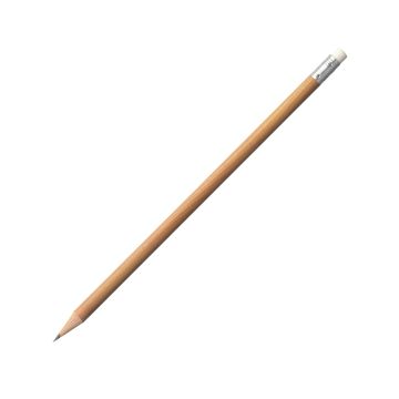 Faber-Castell Bleistift naturfarbig mit Radiertip