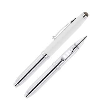 3-Funktionen Kugelschreiber Crowd mit LED und Stylus