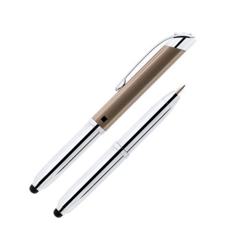 3-Funktionen Kugelschreiber Mona mit  Licht und  Stylus