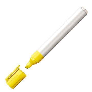 Edding 33 Brilliant Papier Marker gelb mit weißer Endkappe