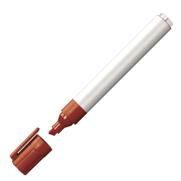 Edding 33 Brilliant Papier Marker braun mit weißer Endkappe
