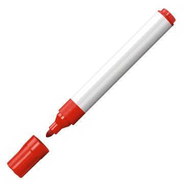 Edding 4500 Textilmarker rot mit weißer Kappe