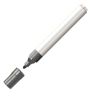 Edding 4500 Textilmarker grau mit weißer Kappe