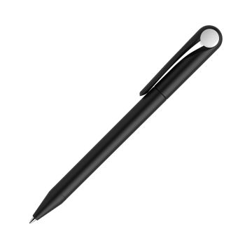 Prodir DS1 TMM Twist Kugelschreiber schwarz matt mit farbigem Punkt