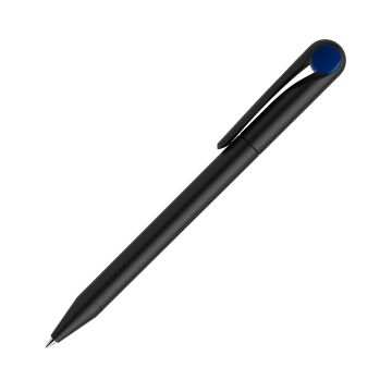 Prodir DS1 TMM Twist Kugelschreiber schwarz matt mit farbigem Punkt